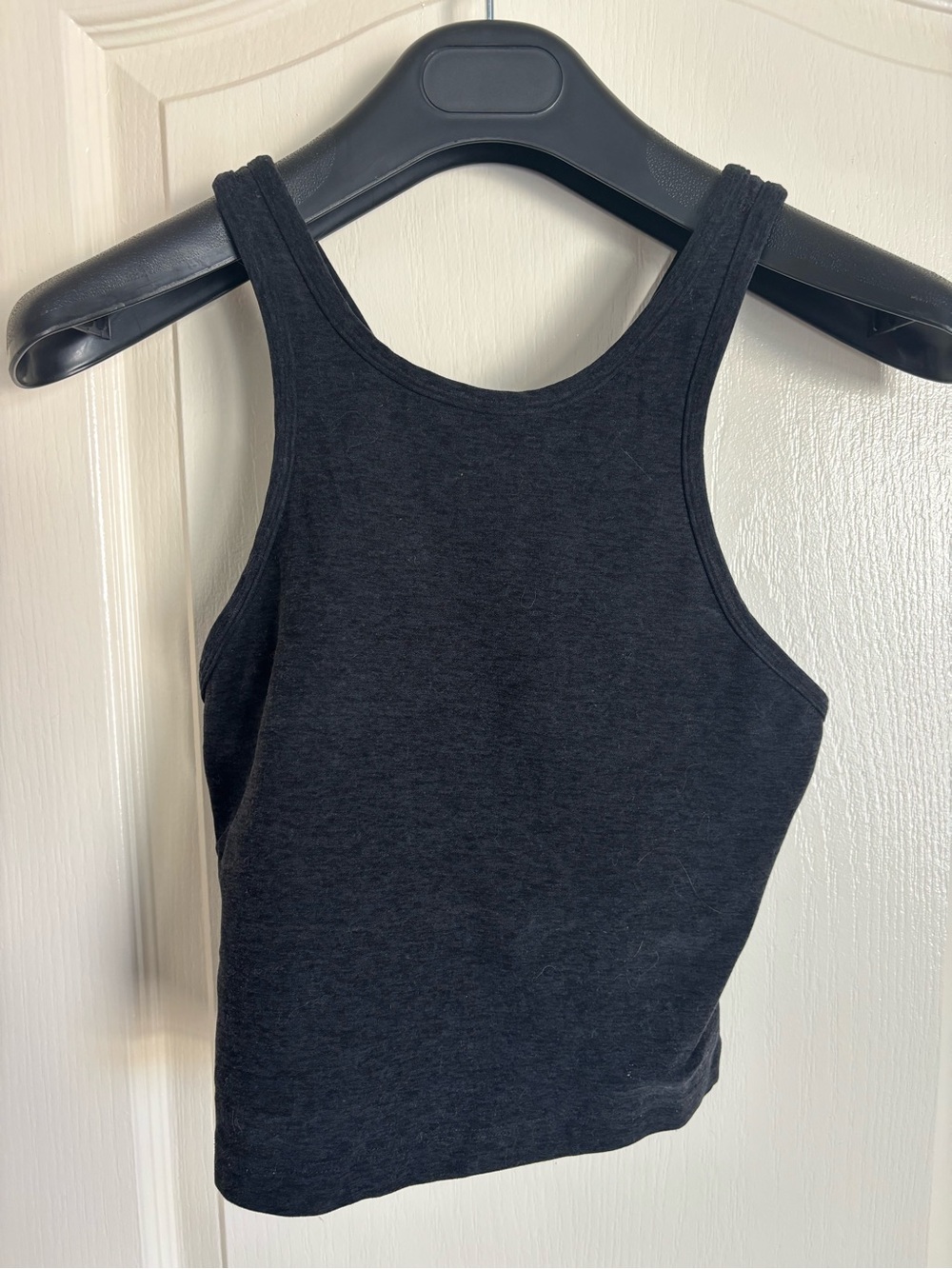 Beyond Yoga Spacedye Cropped Tank - black, medium